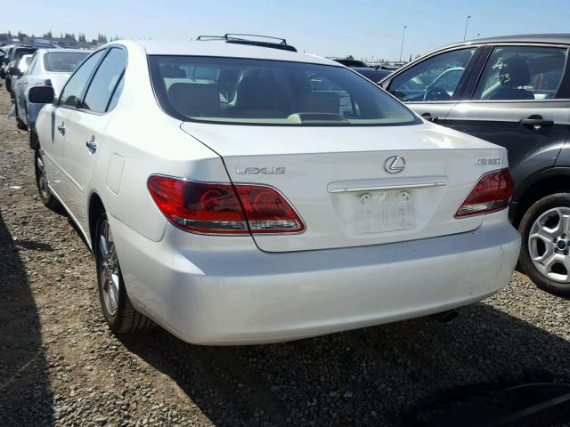 JTHBA30G765173187 - 2006 LEXUS ES 330 WHITE photo 3