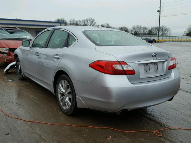 JN1BY1AP8CM331797 - 2012 INFINITI M37 SILVER photo 3