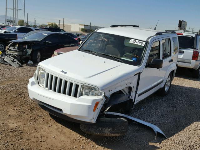 1J4PP2GK9BW521273 - 2011 JEEP LIBERTY SP WHITE photo 2