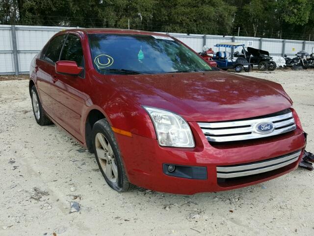 3FAHP07117R186158 - 2007 FORD FUSION SE RED photo 1