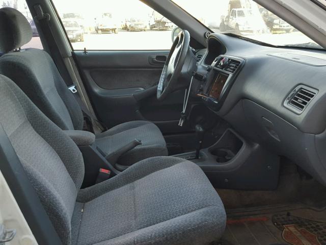 2HGEJ8645XH560325 - 1999 HONDA CIVIC EX თეთრი ფოტო 5