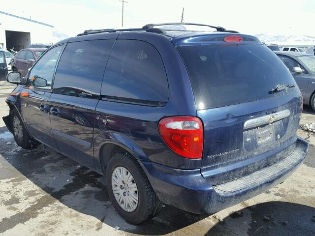 1A4GP45R66B598496 - 2006 CHRYSLER TOWN & COU BLUE photo 3