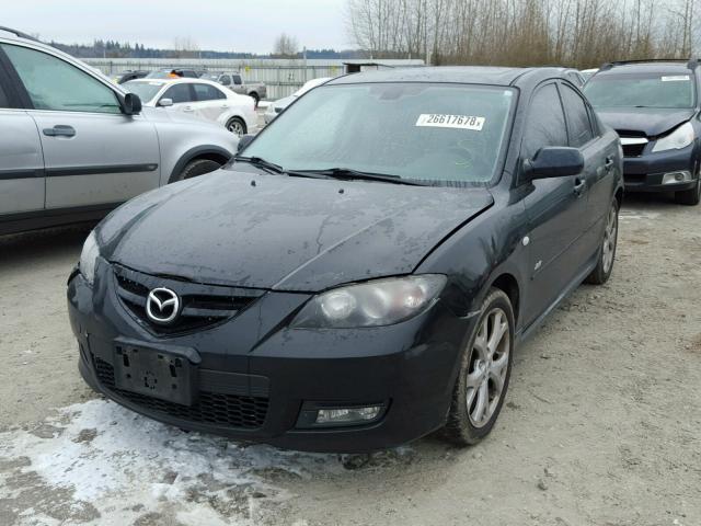 JM1BK323171746845 - 2007 MAZDA 3 S BLACK photo 2