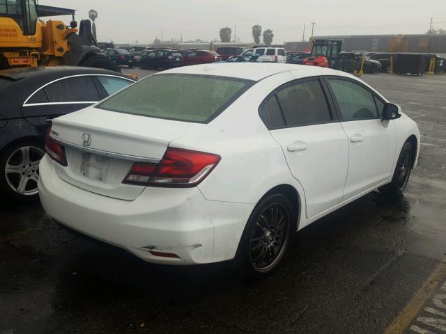 19XFB2F84DE268057 - 2013 HONDA CIVIC EX თეთრი ფოტო 4