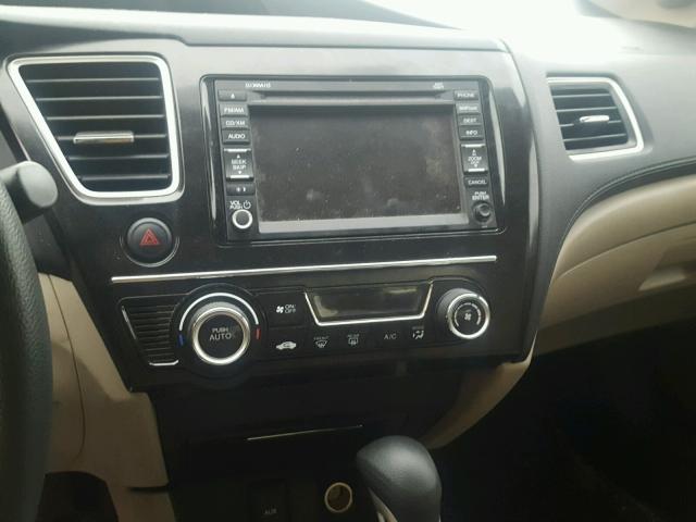 19XFB2F84DE268057 - 2013 HONDA CIVIC EX თეთრი ფოტო 9