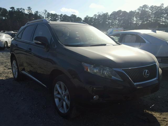 2T2ZK1BA5BC061300 - 2011 LEXUS RX 350 BLACK photo 1