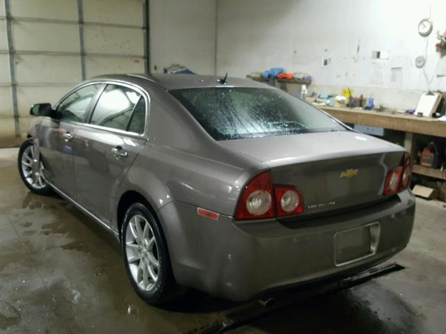 1G1ZE5E1XBF221203 - 2011 CHEVROLET MALIBU LTZ 棕色 照片 3
