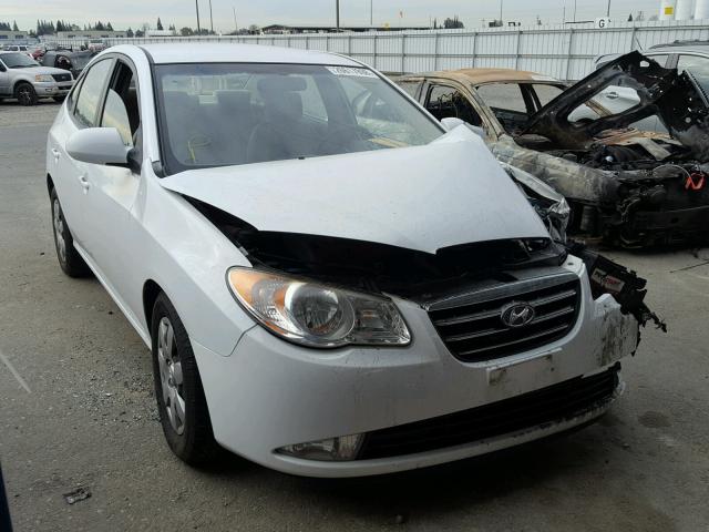 KMHDU46D57U047286 - 2007 HYUNDAI ELANTRA GL WHITE photo 1