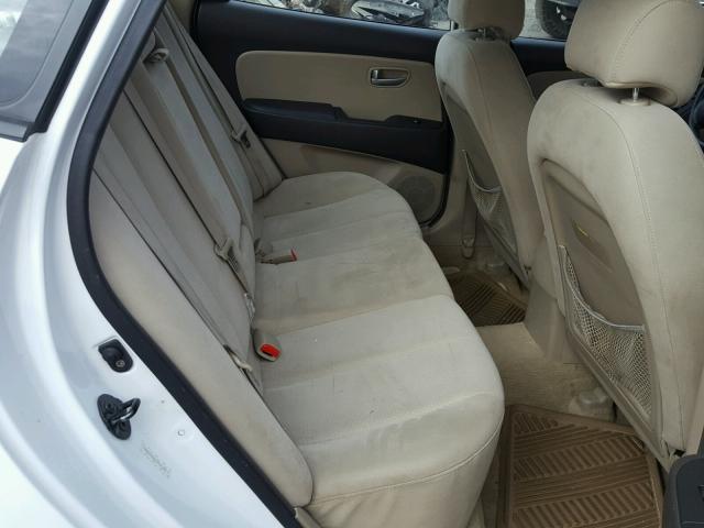 KMHDU46D57U047286 - 2007 HYUNDAI ELANTRA GL WHITE photo 6