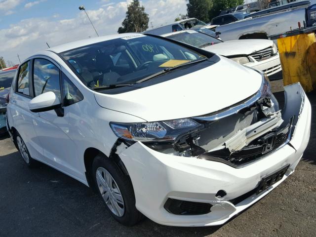 3HGGK5H46JM723817 - 2018 HONDA FIT LX WHITE photo 1