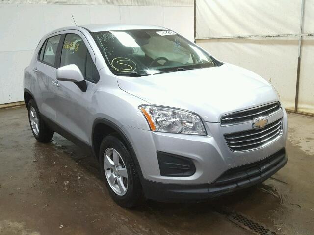 KL7CJPSBXFB101235 - 2015 CHEVROLET TRAX 1LS SILVER photo 1