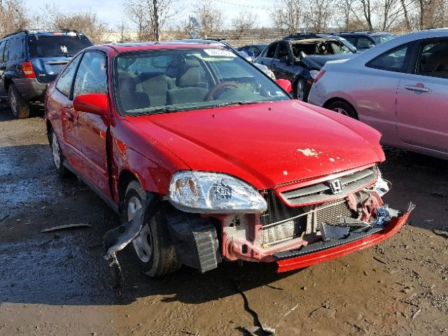 1HGEJ8147YL028358 - 2000 HONDA CIVIC EX RED photo 1