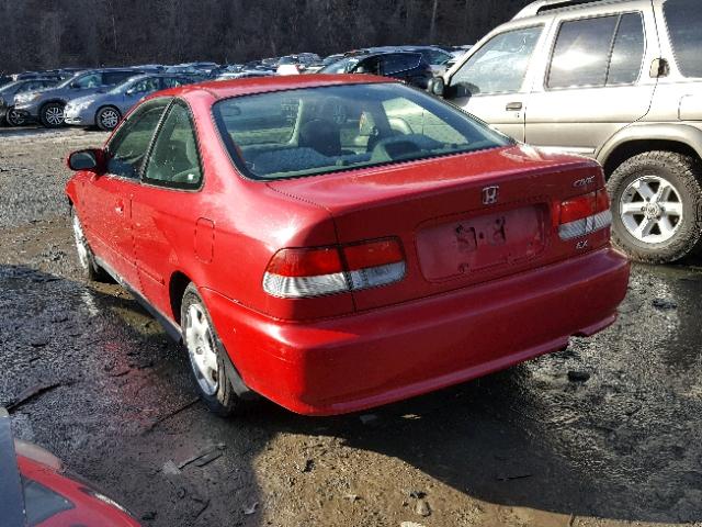 1HGEJ8147YL028358 - 2000 HONDA CIVIC EX RED photo 3