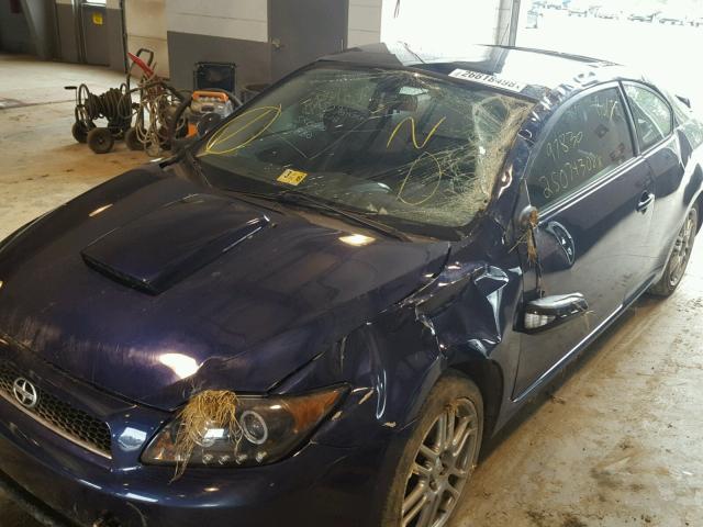 JTKDE167260087124 - 2006 TOYOTA SCION TC BLUE photo 9