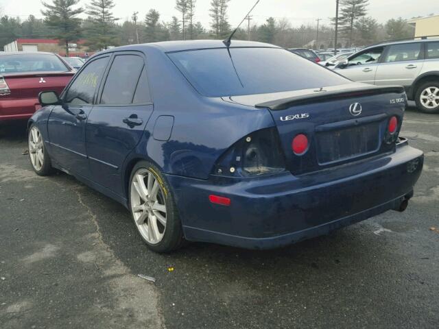 JTHBD192950098622 - 2005 LEXUS IS 300 BLUE photo 3