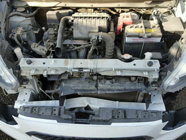 ML32A3HJ9HH002348 - 2017 MITSUBISHI MIRAGE ES WHITE photo 7