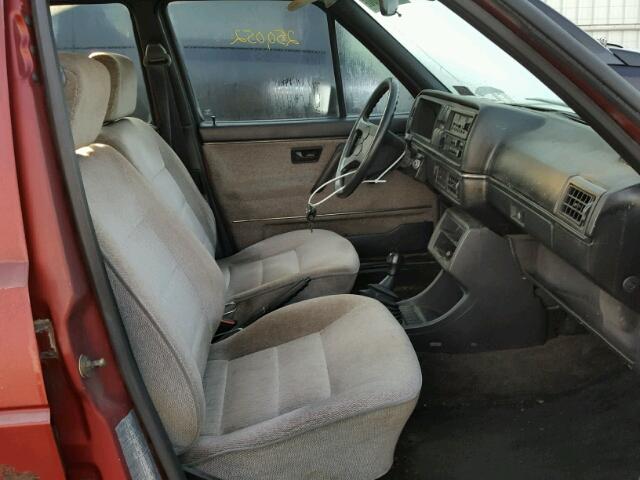 1VWEG0179GV062584 - 1986 VOLKSWAGEN GOLF RED photo 5