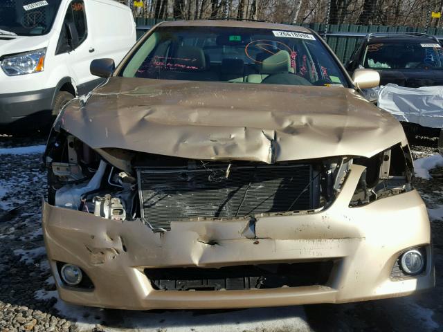 4T1BK3EK2BU123398 - 2011 TOYOTA CAMRY SE GOLD photo 9