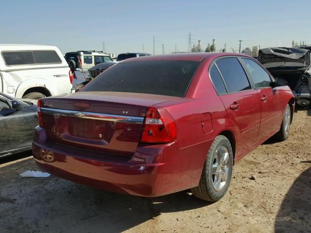 1G1ZT58F67F243042 - 2007 CHEVROLET MALIBU LT RED photo 4