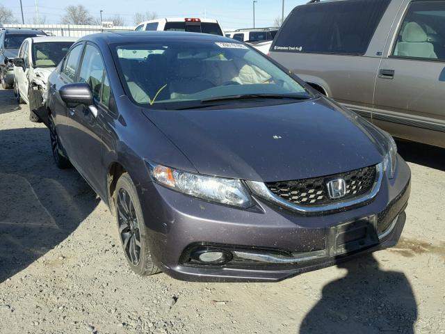 2HGFB2F90FH520369 - 2015 HONDA CIVIC EXL 灰色 照片 1