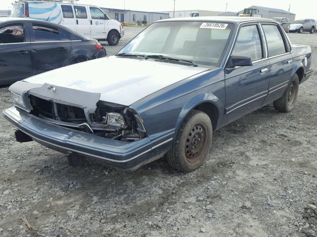 1G4AG55M7S6479828 - 1995 BUICK CENTURY SP BLUE photo 2