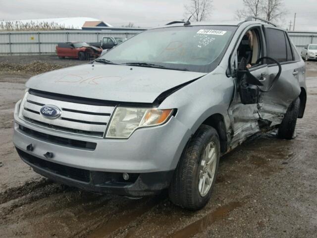 2FMDK48C17BB18600 - 2007 FORD EDGE SEL SILVER photo 2