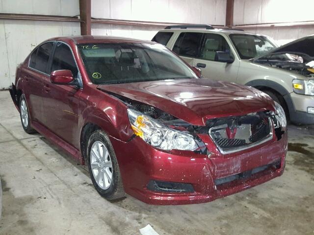 4S3BMCC61C3027273 - 2012 SUBARU LEGACY 2.5 RED photo 1