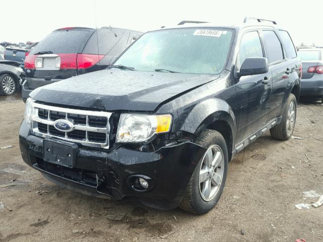 1FMCU93GX9KA21661 - 2009 FORD ESCAPE XLT BLACK photo 2