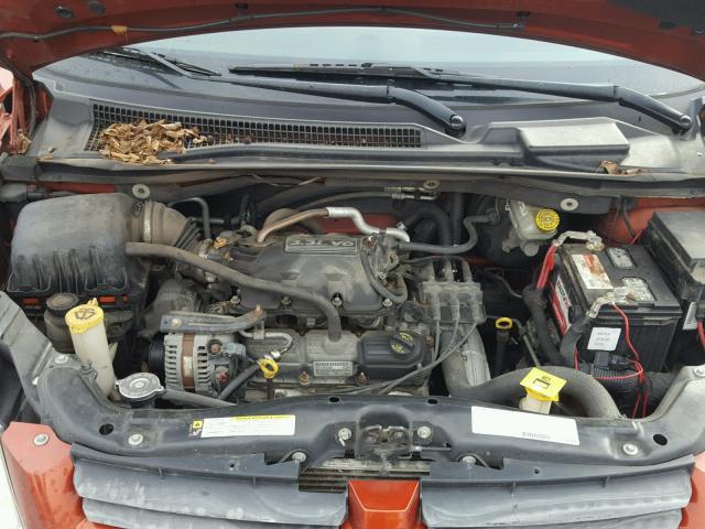 2D8HN44H88R660298 - 2008 DODGE GRAND CARA ORANGE photo 7