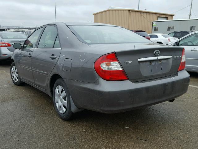 4T1BE32K63U737948 - 2003 TOYOTA CAMRY LE GRAY photo 3