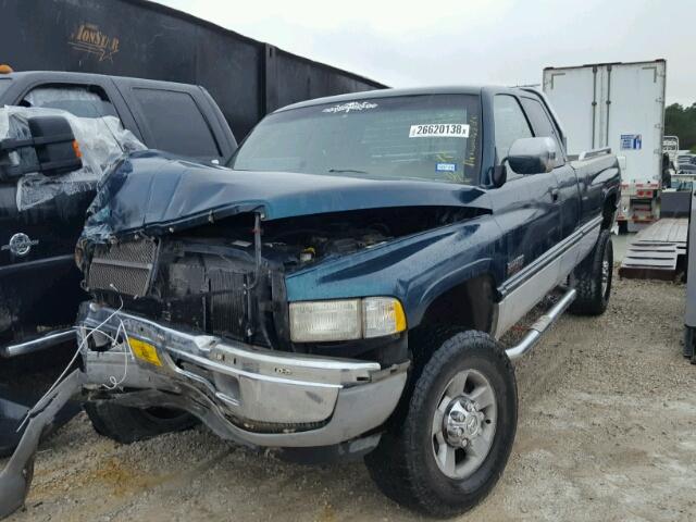 3B7KF23D3VM501566 - 1997 DODGE RAM 2500 GREEN photo 2