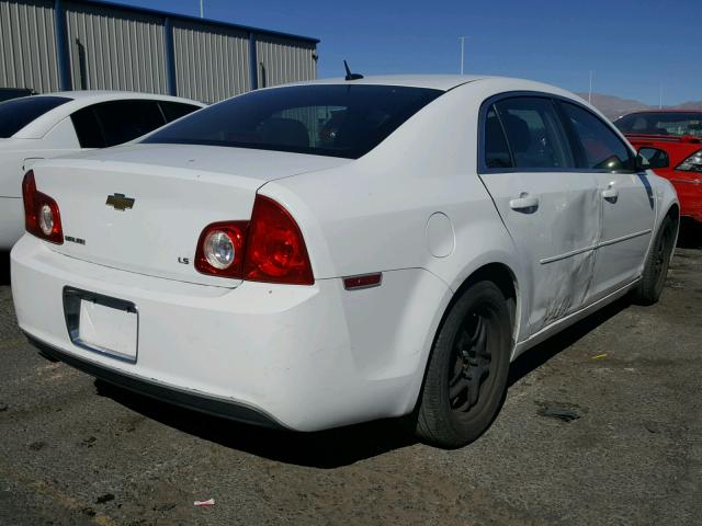 1G1ZG57B794238014 - 2009 CHEVROLET MALIBU LS WHITE photo 4