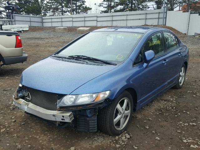 2HGFA165X9H361584 - 2009 HONDA CIVIC LX BLUE photo 2