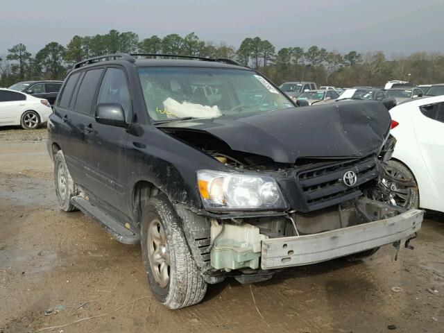 JTEDP21A850073507 - 2005 TOYOTA HIGHLANDER BLACK photo 1