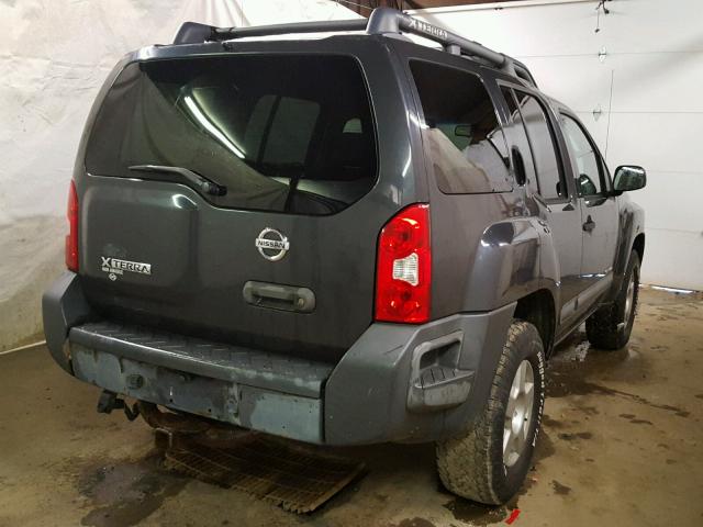 5N1AN08W38C502375 - 2008 NISSAN XTERRA OFF CHARCOAL photo 4