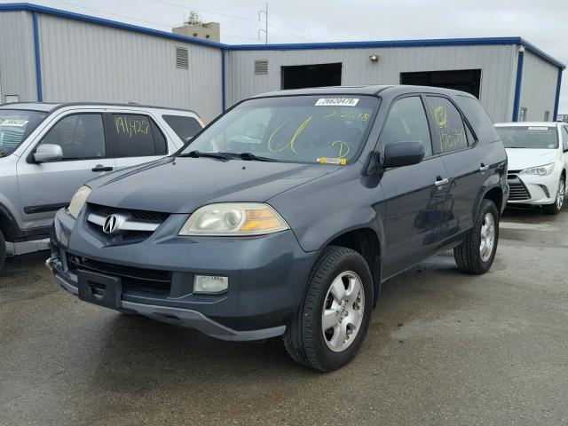 2HNYD18286H536423 - 2006 ACURA MDX BLUE photo 2