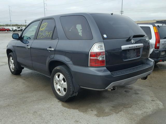 2HNYD18286H536423 - 2006 ACURA MDX BLUE photo 3