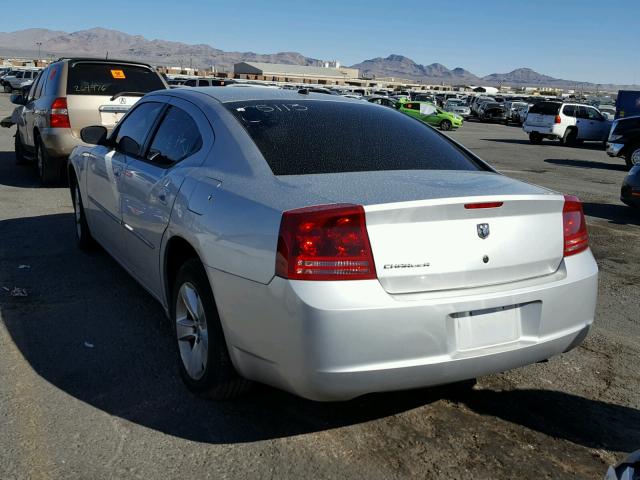 2B3KA43R98H195113 - 2008 DODGE CHARGER GRAY photo 3