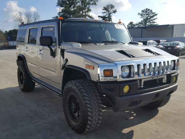 5GRGN23U45H109952 - 2005 HUMMER H2 TAN photo 1