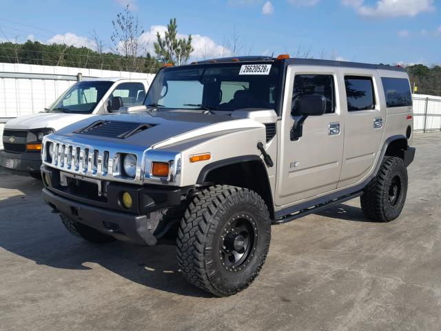 5GRGN23U45H109952 - 2005 HUMMER H2 TAN photo 2