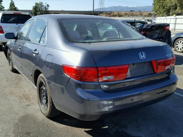 1HGCM56415A176597 - 2005 HONDA ACCORD LX GRAY photo 3