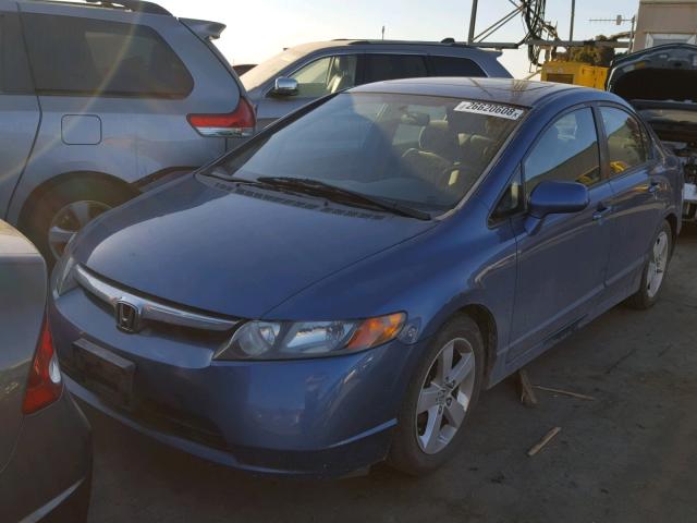 1HGFA168X8L035246 - 2008 HONDA CIVIC EX ლურჯი ფოტო 2