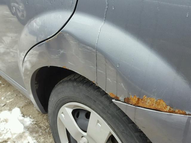 KL1TD56E39B386309 - 2009 CHEVROLET AVEO LS GRAY photo 9