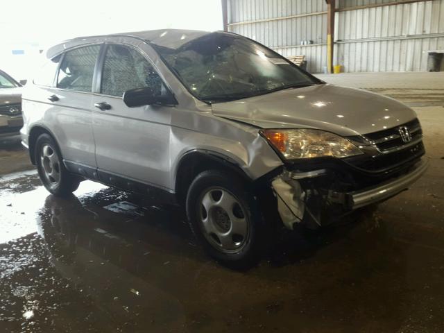 5J6RE3H36AL045155 - 2010 HONDA CR-V LX SILVER photo 1