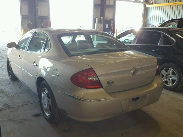2G4WC582781182893 - 2008 BUICK LACROSSE C GOLD photo 3