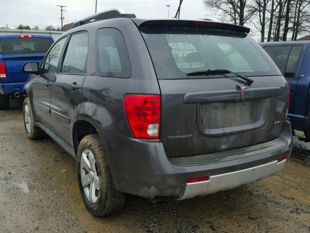 2CKDL43F586067494 - 2008 PONTIAC TORRENT GRAY photo 3