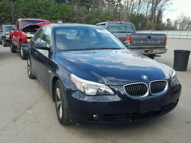 WBANF73517CU26323 - 2007 BMW 530 XI BLUE photo 1