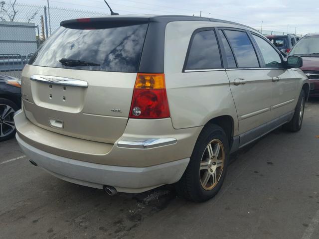 2A8GM68X17R250377 - 2007 CHRYSLER PACIFICA T GOLD photo 4