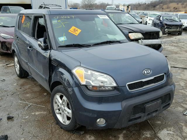 KNDJT2A20B7258455 - 2011 KIA SOUL BLUE photo 1