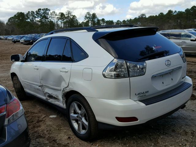 2T2GK31UX7C026287 - 2007 LEXUS RX 350 WHITE photo 3